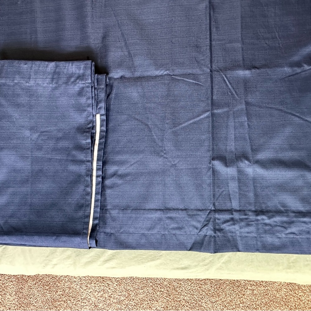 Navy blue blackout curtains